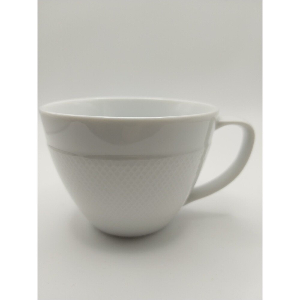 Pottery Barn Textured White Tea Cup Made in Japan Discontinued Replacement